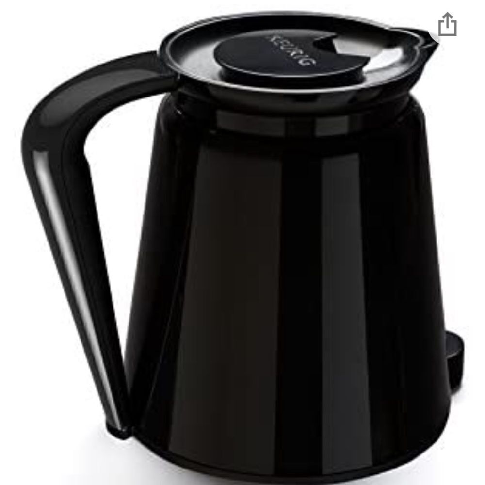 Keurig 2.0 Plastic Carafe 32oz Double-Walled with Easy-Pour Handle
